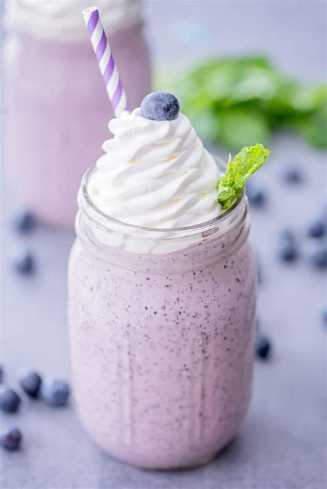 Blueberry Milkshake Recipe Almost Supermom