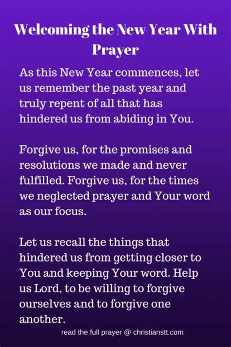 Prayers To Welcome The New Year 2020 Christianstt