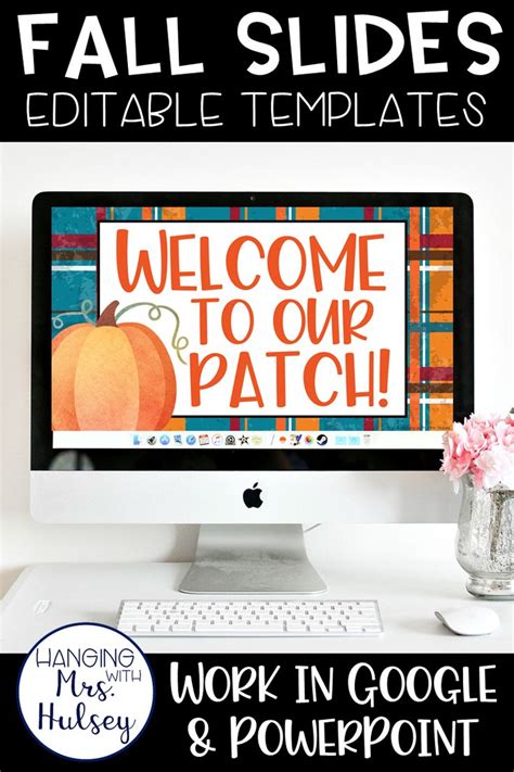 Fall Google Slides Templates Distance Learning | Fall classroom