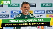 Diego Cocca anuncia lista de convocados de la Selección Mexicana - YouTube