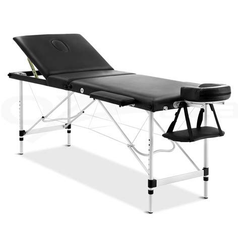 Zenses Portable Aluminium Wooden Massage Table 3 Fold Bed Therapy 60 70 75 80 Ebay
