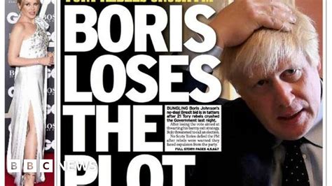 Scotland S Papers Johnson Loses Vote Control And The Plot Bbc News