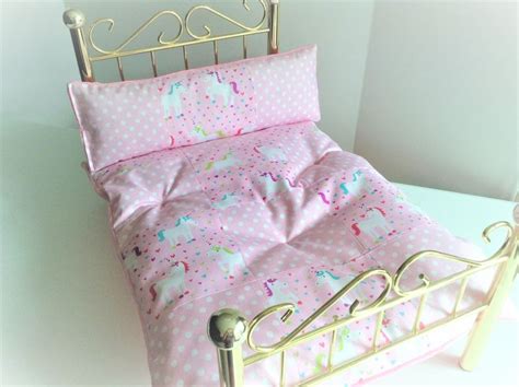 Unicorn Fluffy Doll Bed Comforter Blanket With Matching Etsy