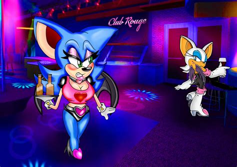 Sonic Sapphire Working At Club Rouge By Classicsonicsatam On Deviantart