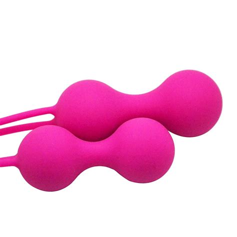 60g90g Waterproof Silicone Dumbbell Ben Wa Balls Kegel Vagina Trainer Jiggle Balls For Women