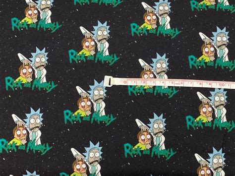 Rick And Morty Handmade 100 Cotton Fabric Face Mask Adult Etsy