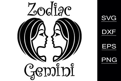 Zodiac Gemini Svg Cutting Files