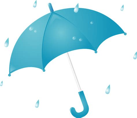 Rain Coming Down On A Umbrella Clipart Free Download Transparent Png