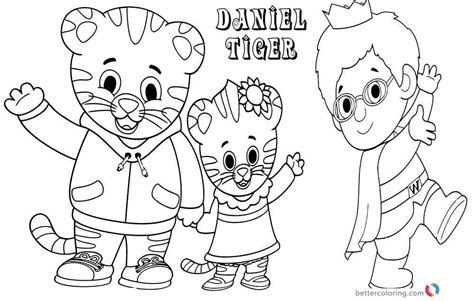 Tiger Daniel Coloring Pages Free Printable Coloring Pages