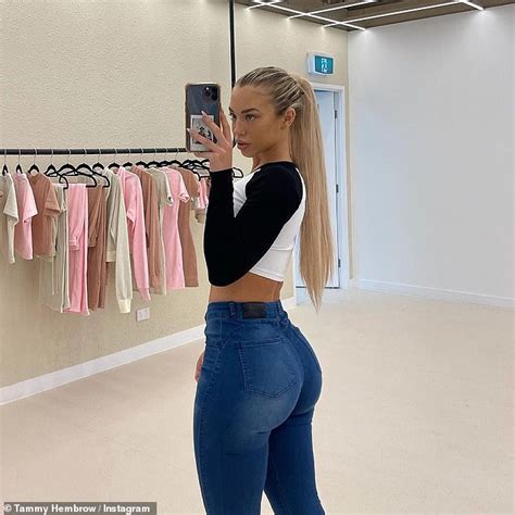 Tammy Hembrow Flaunts Her Derrière And Tiny Waist In Skimpy G String