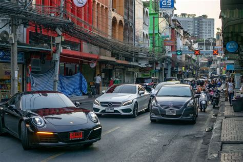 Street Photo Of A Traffic Jam In Bangkok Thailand Creative Commons