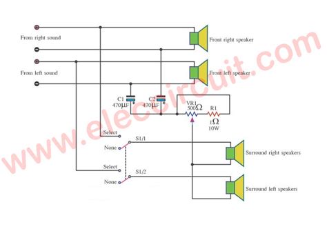 Now, small electrical appliances have a microcomputer that requires 5v power supply and low current. Surround Sound System Circuit Diagram | ElecCircuit.com