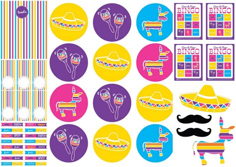 Fiesta Del 5 De Mayo Mini Kit Para Imprimir Gratis Ideas Y Material