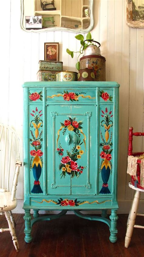 17 Best Images About Painted Furniture Boho Style On