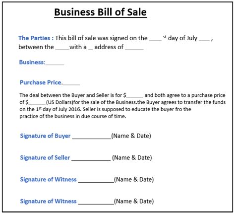 Bill Of Sale Examples Top 4 Practical Examples Of Bill Of Sale