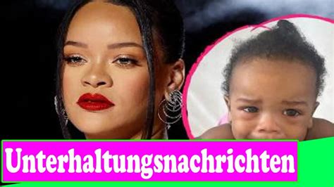 Wie Putzig Rihanna Teilt Neuen Content Von Ihrem Sohn Youtube