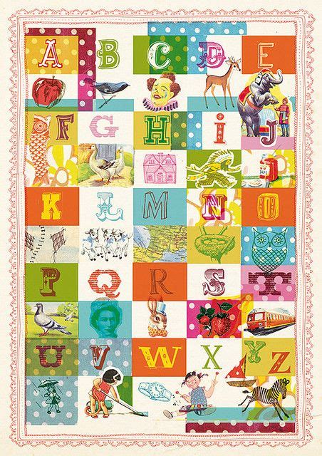 A3posterlo Vintage Alphabet Alphabet Art Alphabet Poster