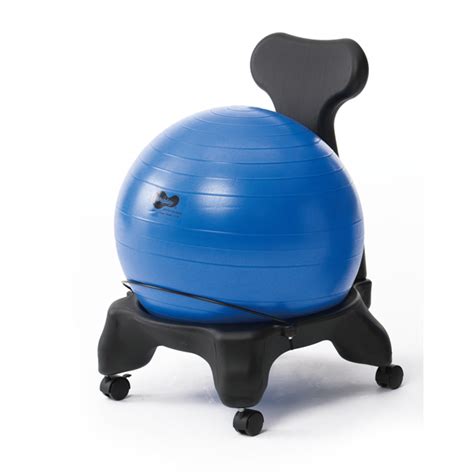 Großer Ball Stuhl Schwarz Binder Sportgeräte