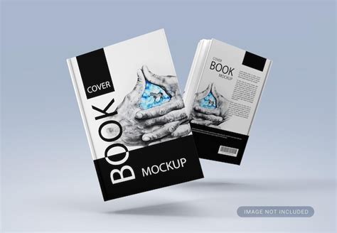 Premium Psd Floating Cover Book Mockup Design
