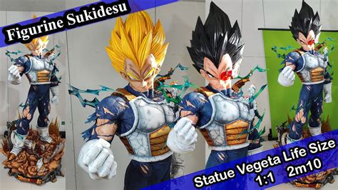 Statue Vegeta Life Size 11 Taille Réelle 2m10 Youtube