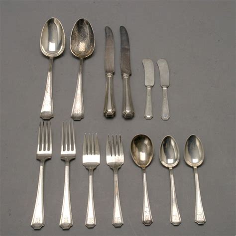 Gorham Sterling Flatware In Fairfax Pattern