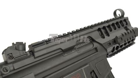 Jing Gong Metal Frame M5k Smg Aeg With M4 Rear Stock Black Airsoft