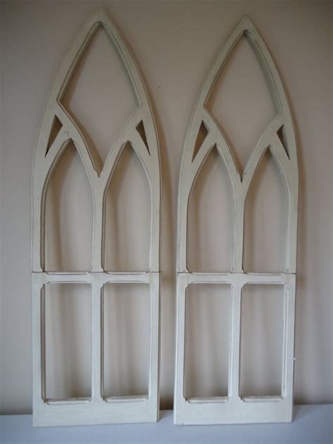Wood Floral Supplies Cathedral Window Frames Set Of 2 Flower