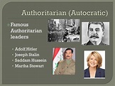 PPT - Authoritarian Leadership PowerPoint Presentation, free download ...