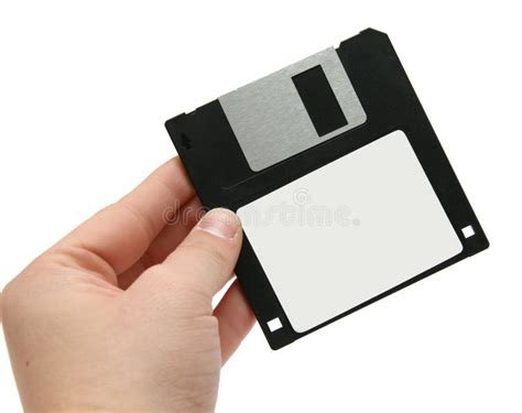 Black Floppy Disk Isolated On White FDD Diskette Stock Image Image Of Floppy Data 195481481