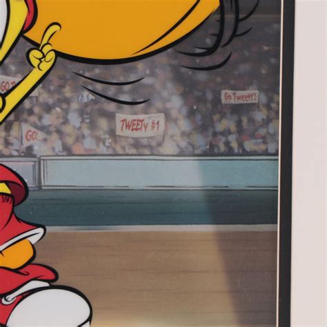 Warner Brothers Looney Tunes Sericel Roundball Tweety Ebth