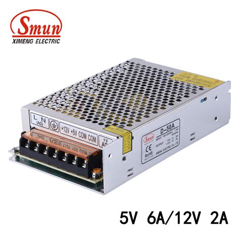 China 50w 5v 6a12v 2a Dual Output Switching Power Supply Smps China