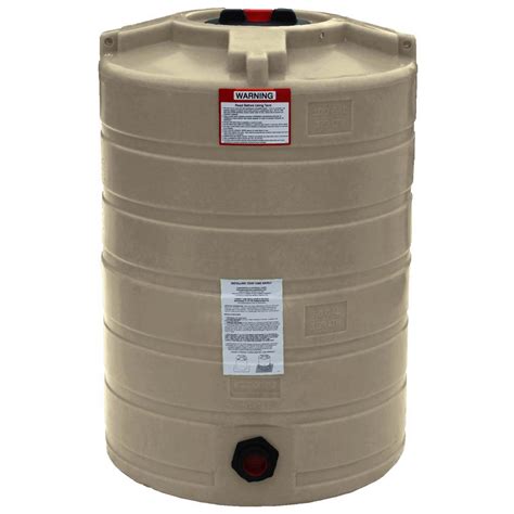 100 Gallon Vertical Water Storage Tank Enduraplas Tlv00100be
