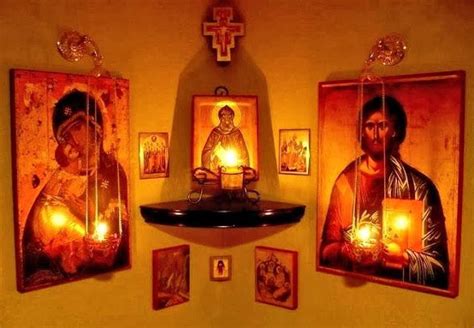 How To Set Up An Icon Corner At Home Home Altar Catholic