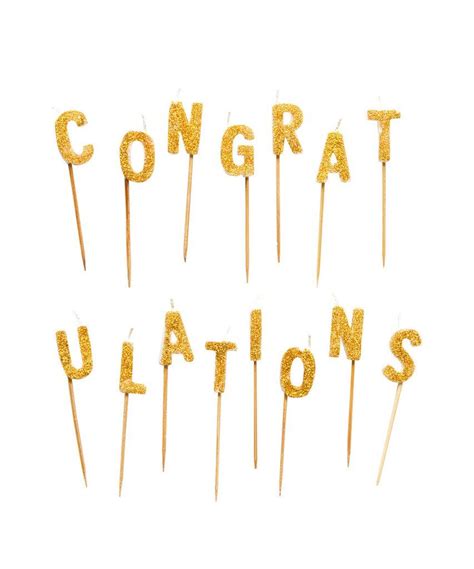Glitter Congrats Candles Backdrops For Parties Candles Craft Party