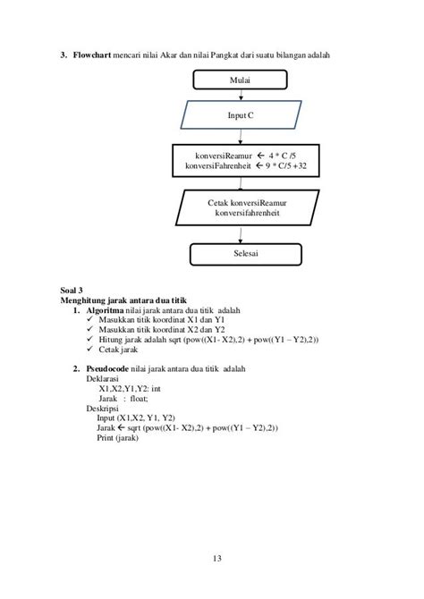 Contoh Soal Dan Jawaban Algoritma Pseudocode Dan Flowchart Dunia Sosial Images And Photos Finder