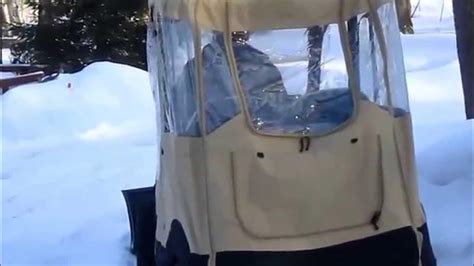 Otools Snow Plow Golf Cart Youtube