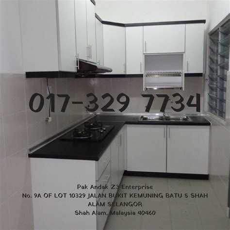 Untuk memastikan desain dapur anda sederhana dan murah maka salah satu bagian yang bisa anda pangkas adalah kabinet atas. Kedai Kabinet Dapur Murah | Desainrumahid.com