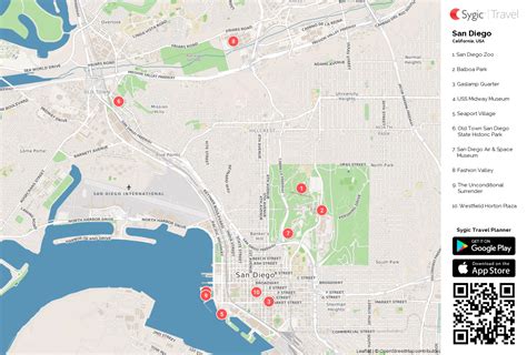 30 Map Of Attractions In San Diego Online Map Around The World
