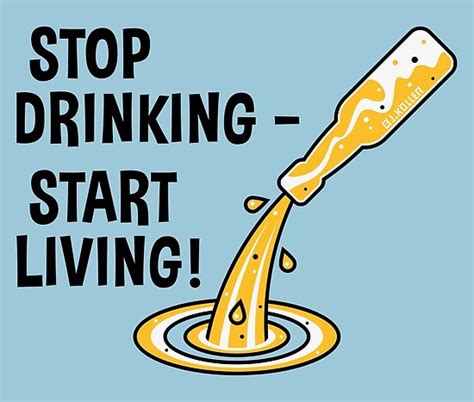 Stop Drinking Start Living No Alcohol Poster By Mrfaulbaum