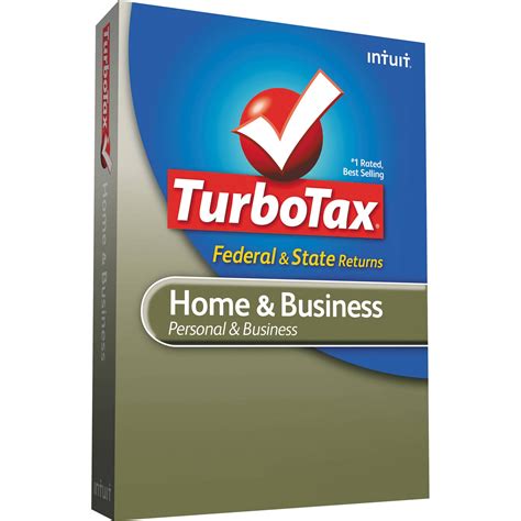 Intuit TurboTax Home And Business Federal E File 0420487 B H