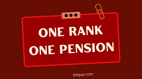 One Rank One Pension OROP Tables Calculator
