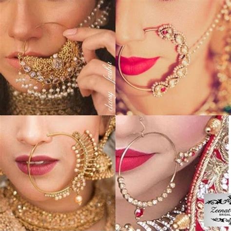 Nose Ring Indian Bridal Jewelry Sets Bridal Jewelry Vintage Bridal
