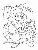 Coloring Raccoon Sheet Printable Awesome Mario Template sketch template