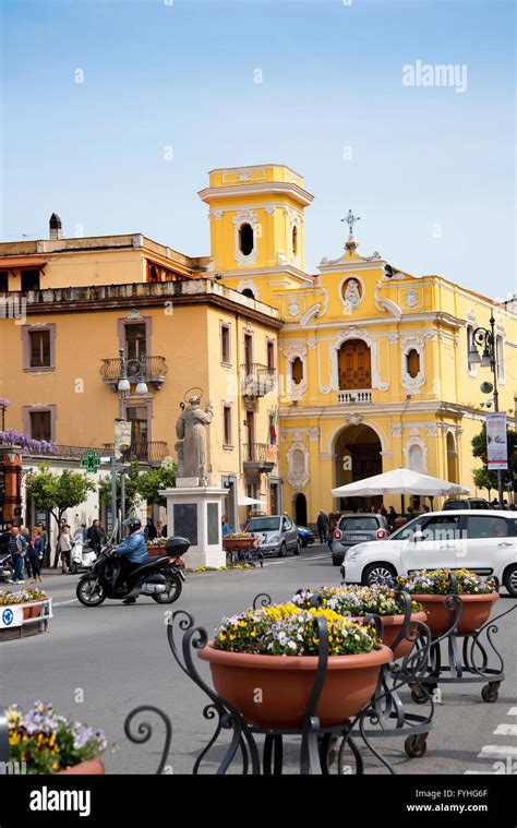 Church In Piazza Tasso In Sorrento Italy Stock Photo Alamy