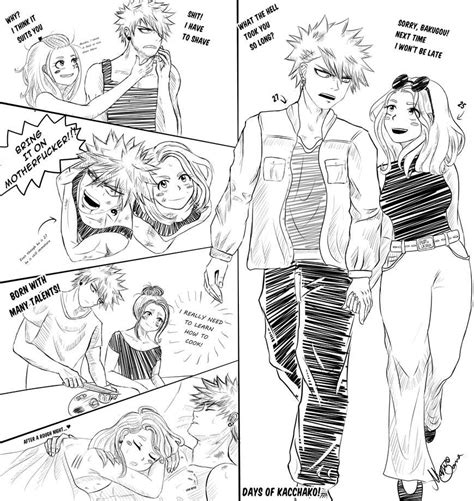 Days Of Kacchako By Maneaoana On Deviantart Boku No Hero Academia