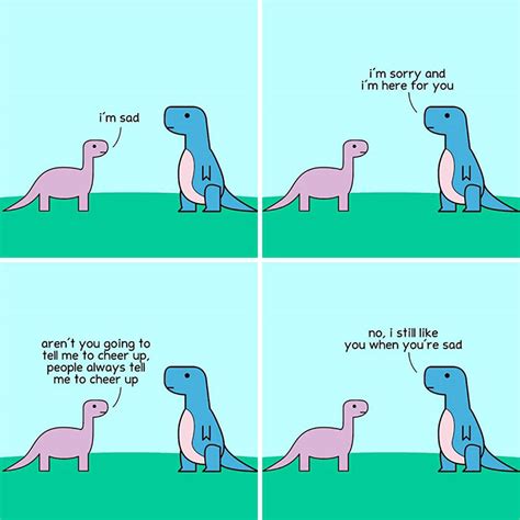 45 honest comics about mental health illustrated with dinosaurs laptrinhx