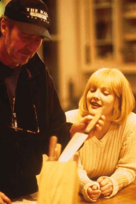 Wes Craven On The Set Of Scream