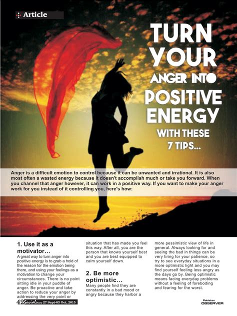 Turn Your Anger Into Positive Energy With These 7 Tips Social Diary Magazine