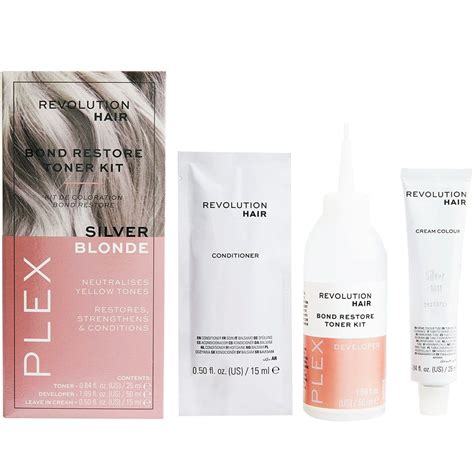 Revolution Haircare Plex Bond Restore Toner Kit Silver