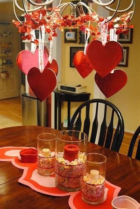 44 Beautiful Valentines Day Table Decor Valentines Diy Valentines